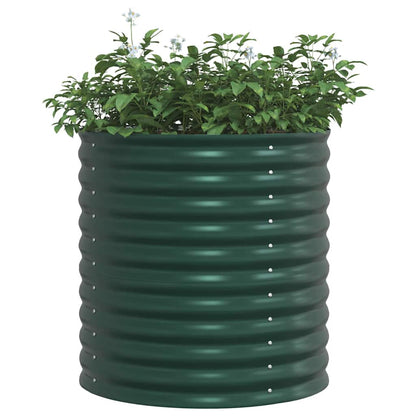 Raised Bed Green 80 x 80 x 81 cm Steel