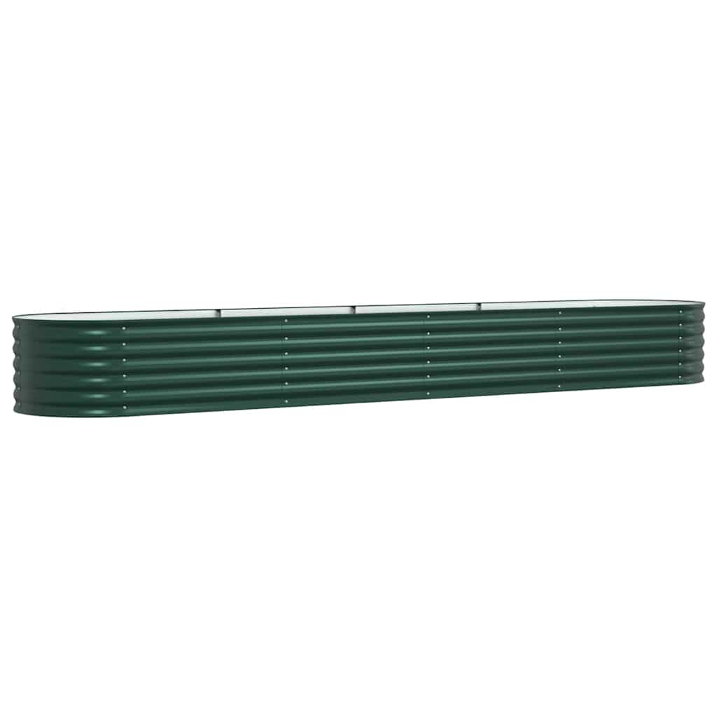 Raised Bed Green 400 x 80 x 44 cm Steel