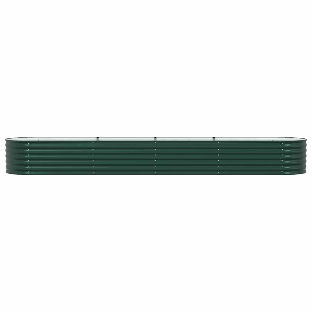 Raised Bed Green 400 x 80 x 44 cm Steel