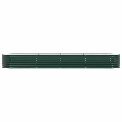 Raised Bed Green 400 x 80 x 44 cm Steel
