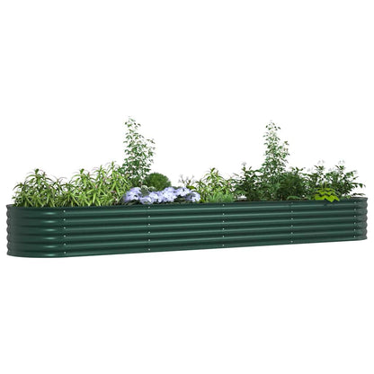 Raised Bed Green 400 x 80 x 44 cm Steel