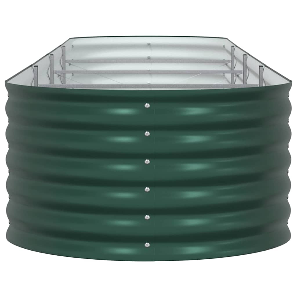 Raised Bed Green 400 x 80 x 44 cm Steel
