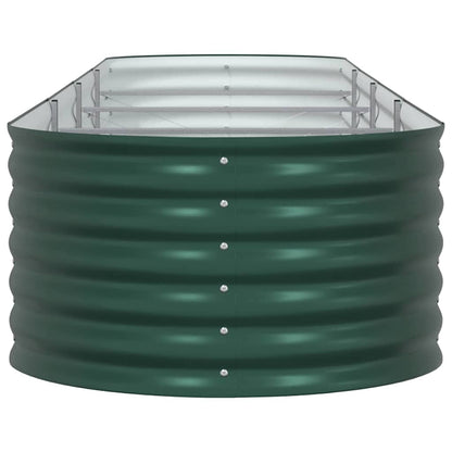 Raised Bed Green 400 x 80 x 44 cm Steel