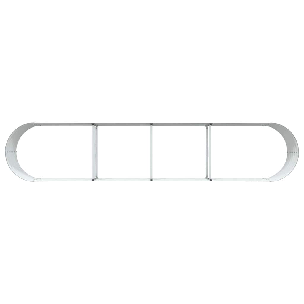 Raised Bed Green 400 x 80 x 44 cm Steel
