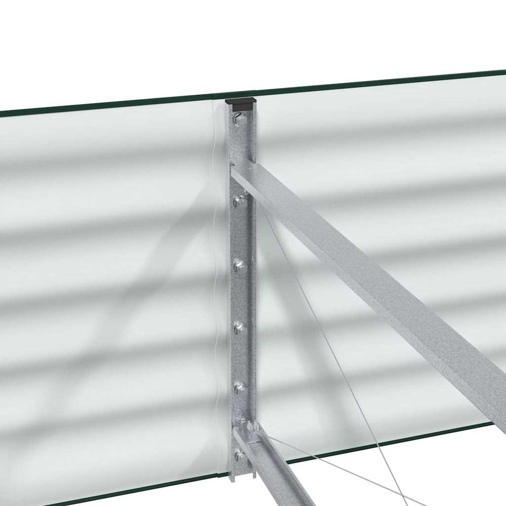 Raised Bed Green 320 x 80 x 44 cm Steel