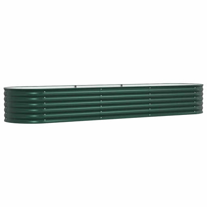 Raised Bed Green 320 x 80 x 44 cm Steel