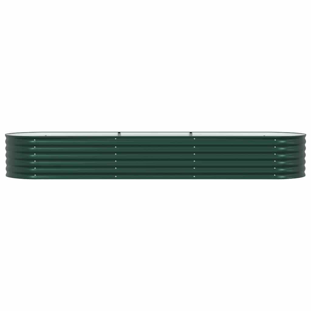 Raised Bed Green 320 x 80 x 44 cm Steel