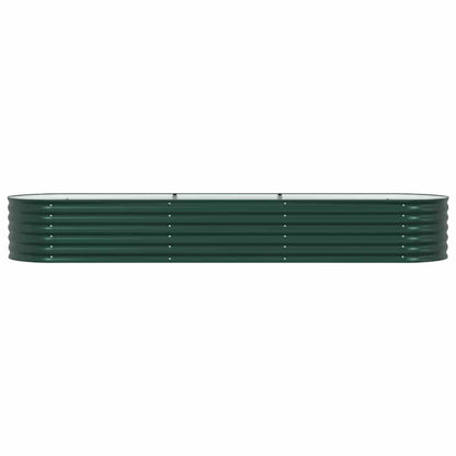 Raised Bed Green 320 x 80 x 44 cm Steel
