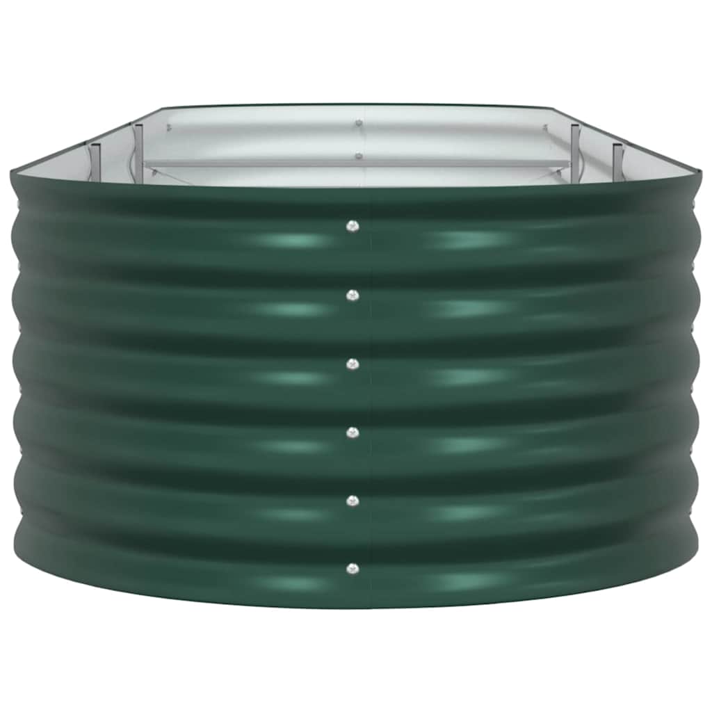 Raised Bed Green 320 x 80 x 44 cm Steel