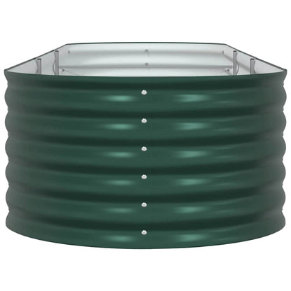 Raised Bed Green 320 x 80 x 44 cm Steel
