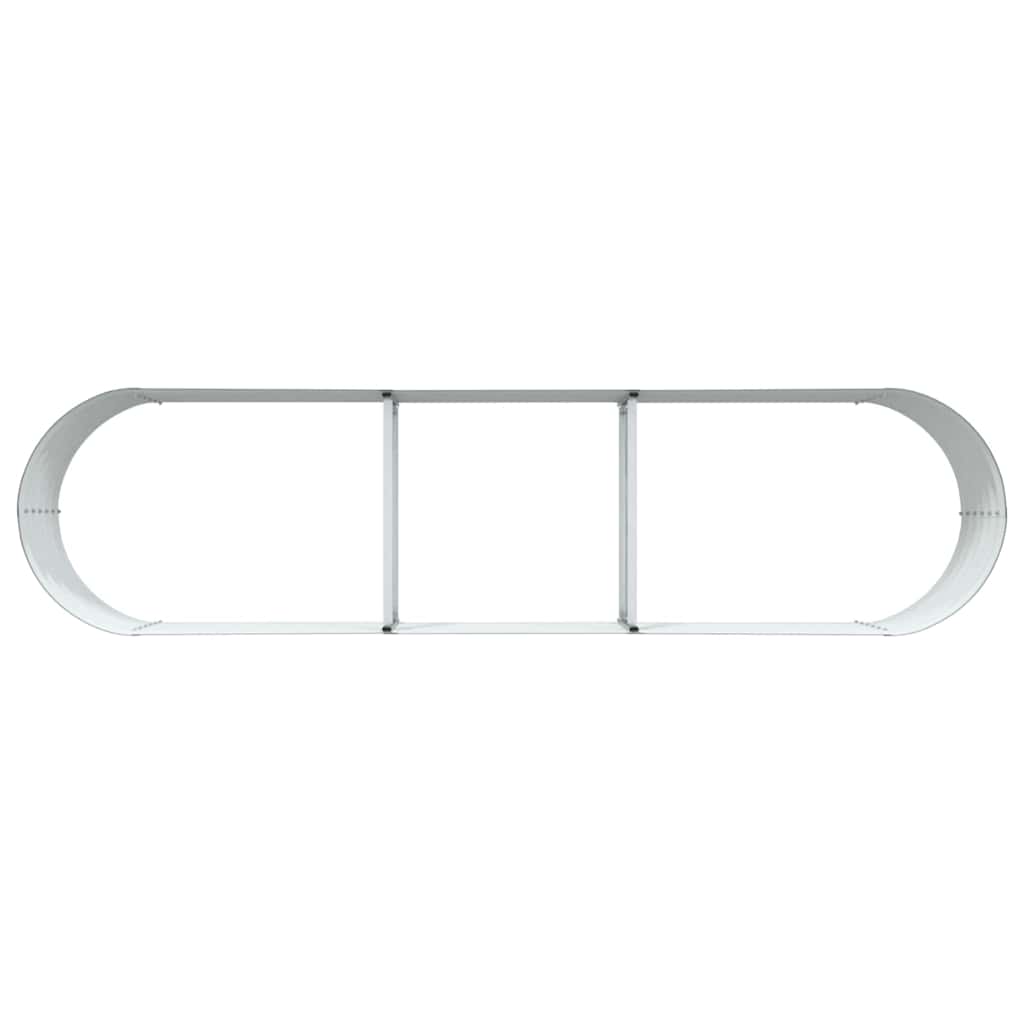 Raised Bed Green 320 x 80 x 44 cm Steel
