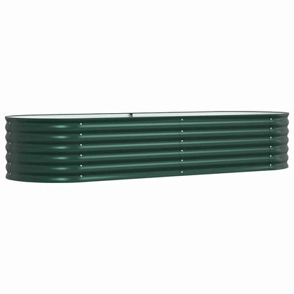 Raised Bed Green 240 x 80 x 44 cm Steel