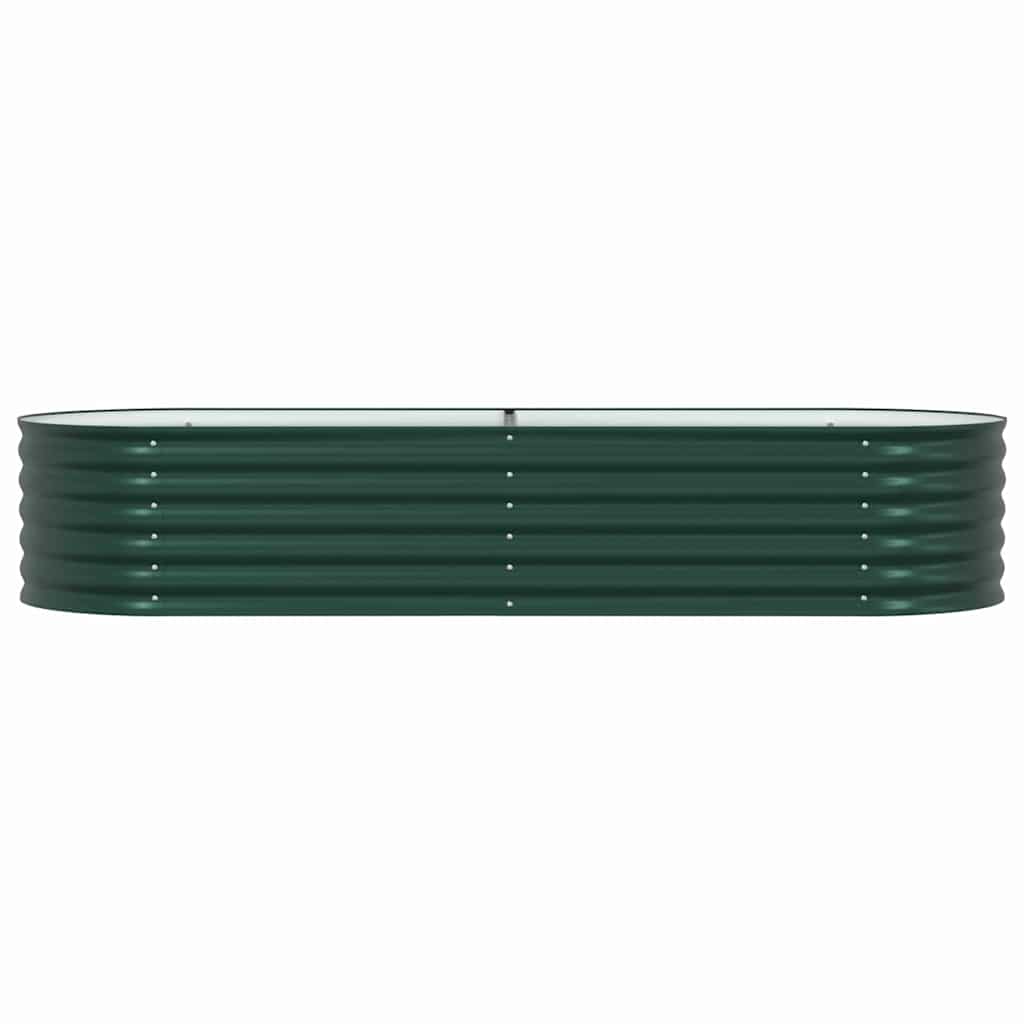 Raised Bed Green 240 x 80 x 44 cm Steel