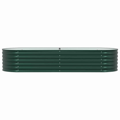 Raised Bed Green 240 x 80 x 44 cm Steel