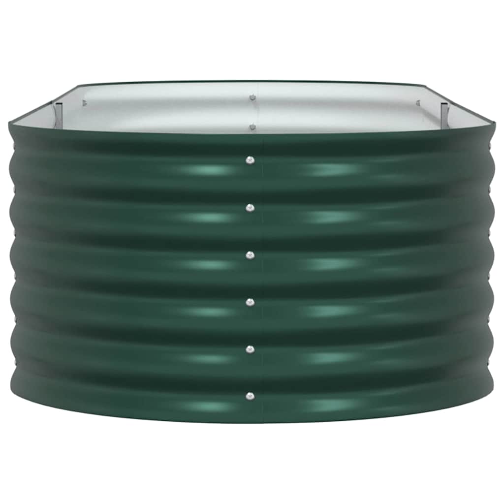 Raised Bed Green 240 x 80 x 44 cm Steel