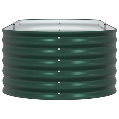 Raised Bed Green 240 x 80 x 44 cm Steel