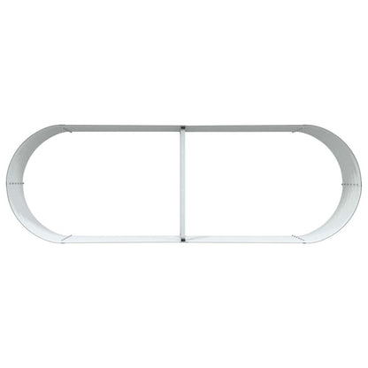 Raised Bed Green 240 x 80 x 44 cm Steel