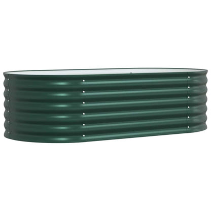 Raised Bed Green 160 x 80 x 44 cm Steel