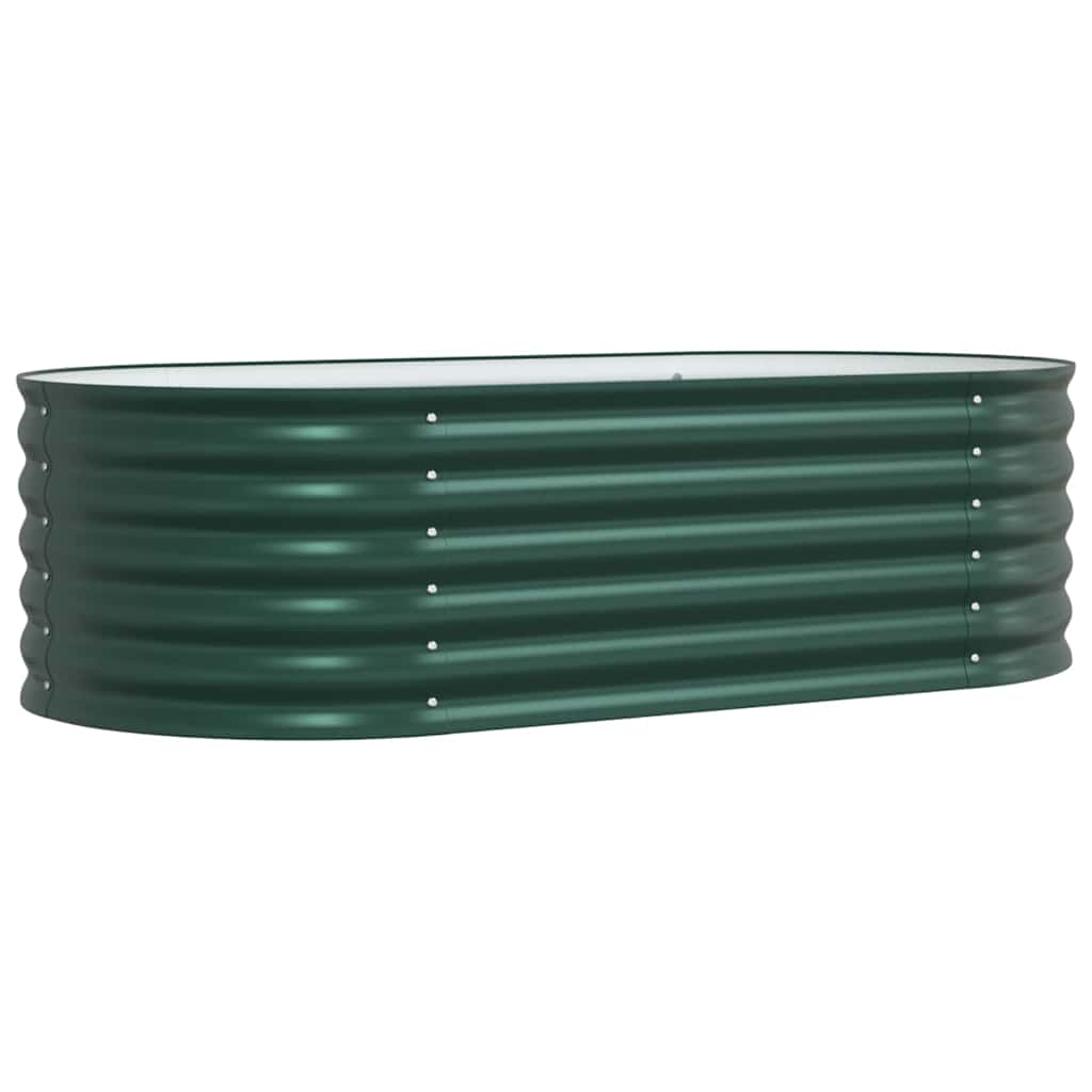 Raised Bed Green 160 x 80 x 44 cm Steel