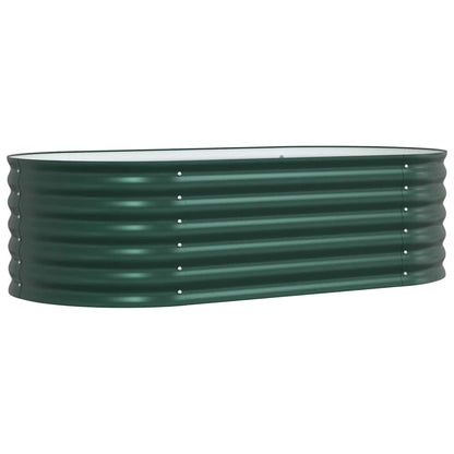 Raised Bed Green 160 x 80 x 44 cm Steel