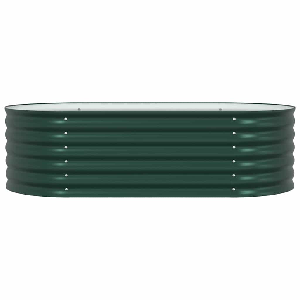 Raised Bed Green 160 x 80 x 44 cm Steel