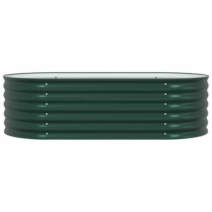 Raised Bed Green 160 x 80 x 44 cm Steel