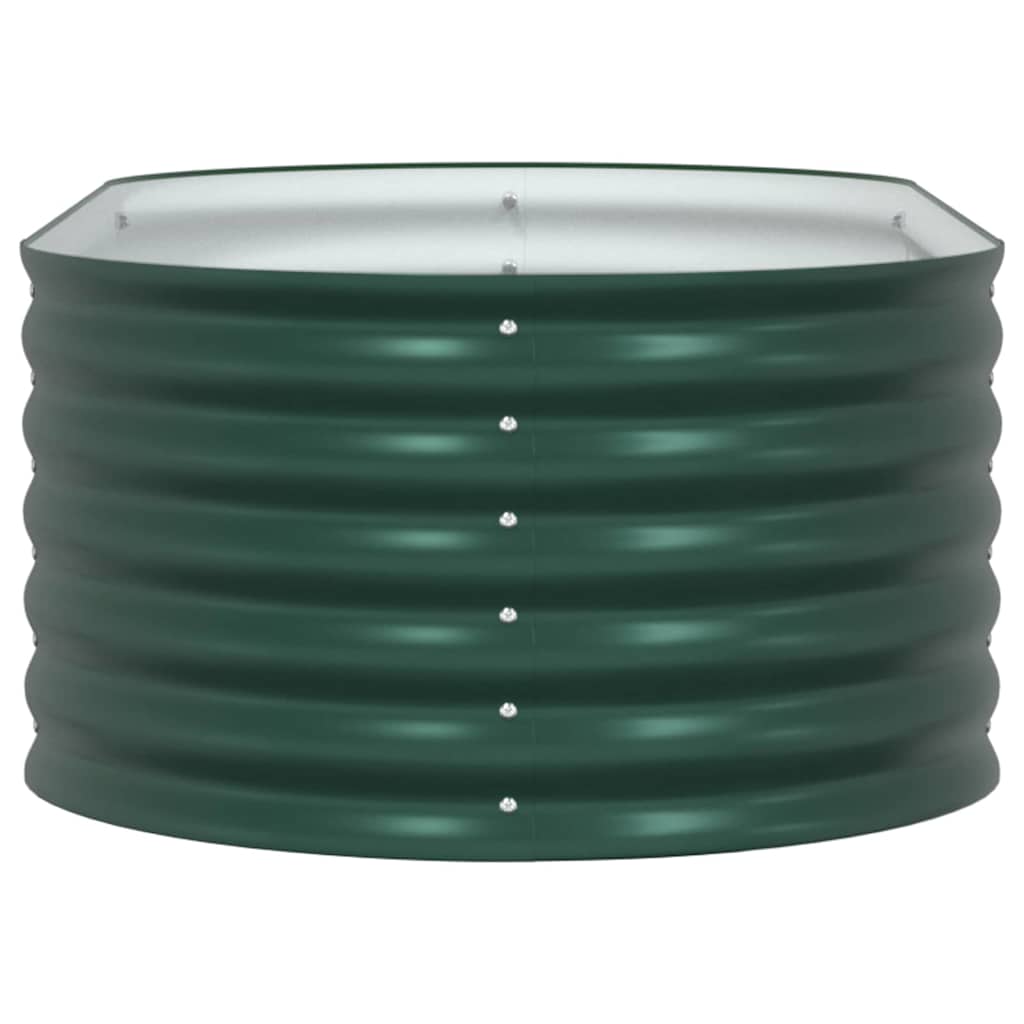 Raised Bed Green 160 x 80 x 44 cm Steel