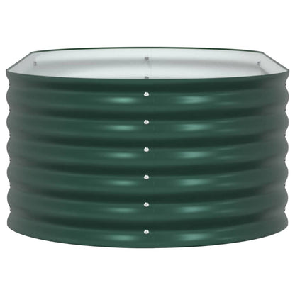 Raised Bed Green 160 x 80 x 44 cm Steel