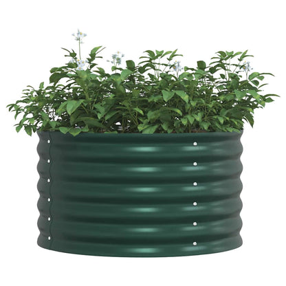 Raised Bed Green 80 x 80 x 44 cm Steel