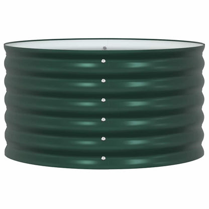 Raised Bed Green 80 x 80 x 44 cm Steel