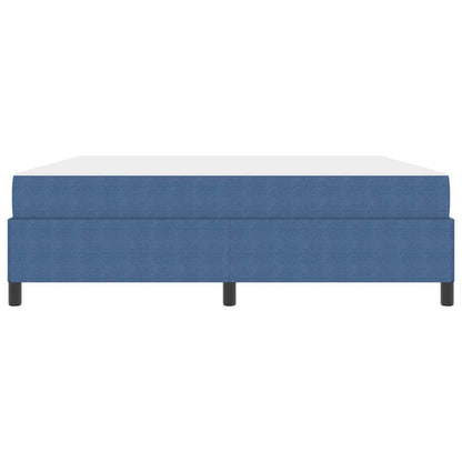 Bed Frame with Mattress Blue 180 x 200 cm Fabric