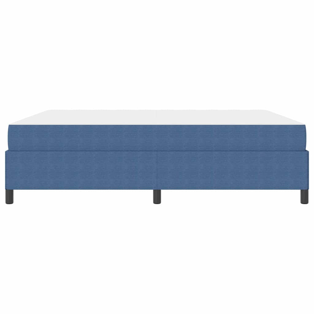 Bed Frame with Mattress Blue 180 x 200 cm Fabric