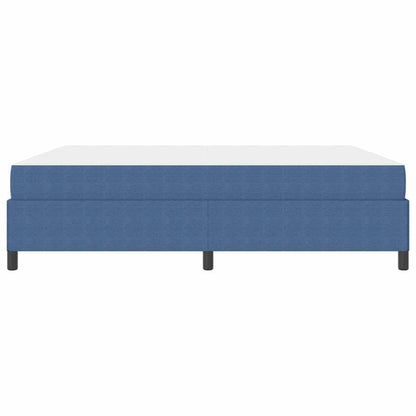 Bed Frame with Mattress Blue 180 x 200 cm Fabric