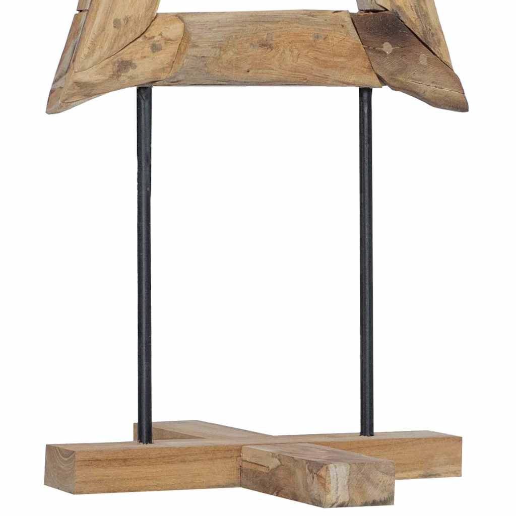 Christmas Tree with Stand Brown 120 cm Solid teak wood