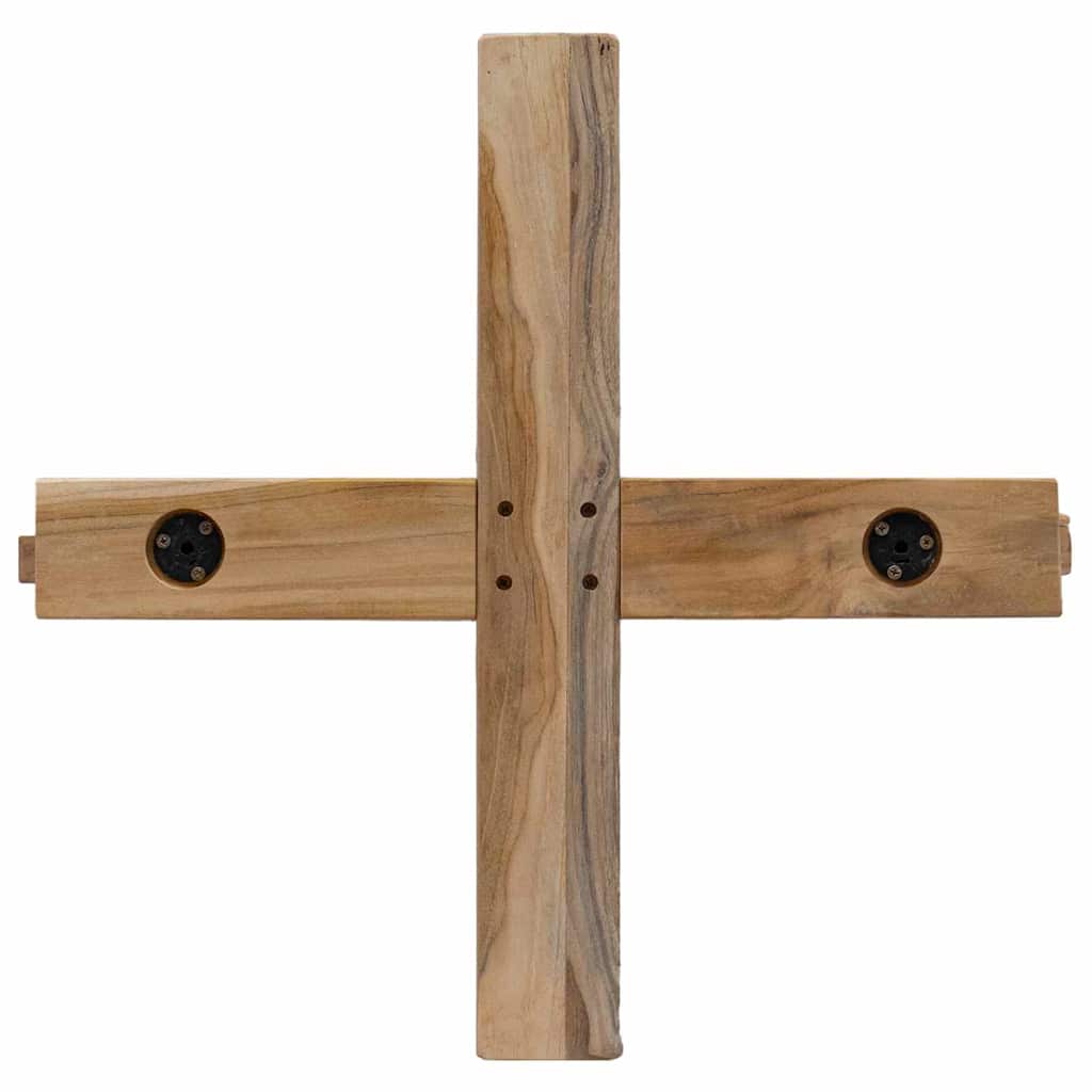 Christmas Tree with Stand Brown 150 cm Solid teak wood