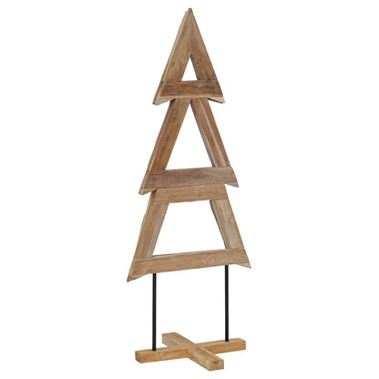 Christmas Tree with Stand Brown 150 cm Solid teak wood