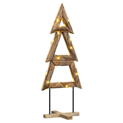 Christmas Tree with Stand Brown 150 cm Solid teak wood