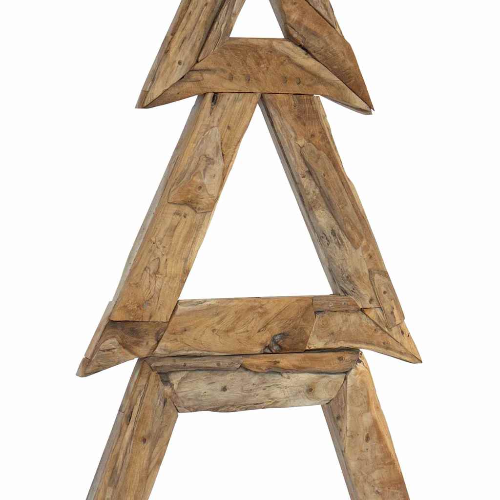 Christmas Tree with Stand Brown 180 cm Solid teak wood