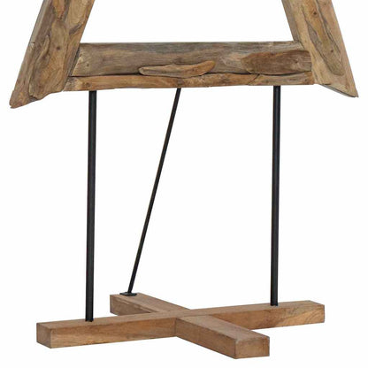 Christmas Tree with Stand Brown 180 cm Solid teak wood