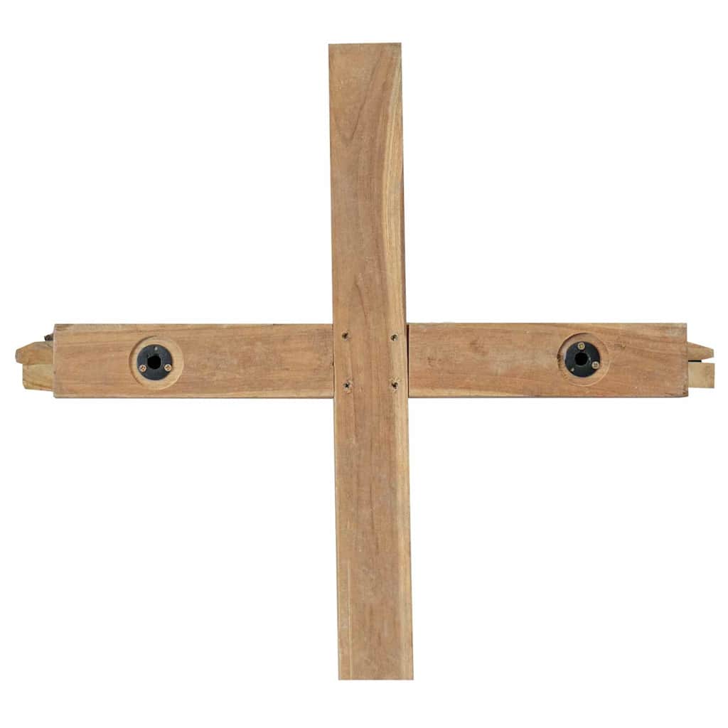 Christmas Tree with Stand Brown 180 cm Solid teak wood