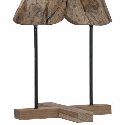 Christmas Tree with Stand Brown 121 cm Solid teak wood