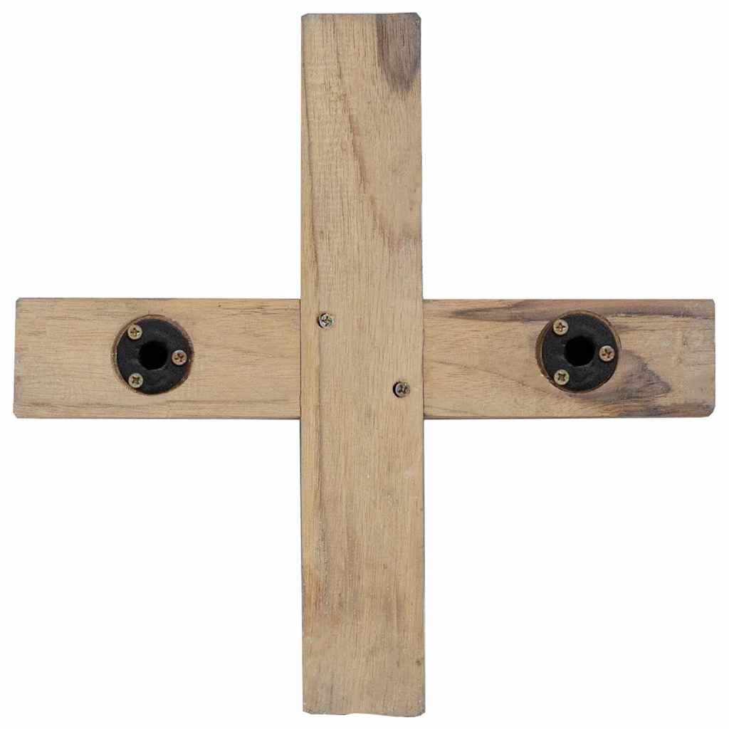 Christmas Tree with Stand Brown 120 cm Solid teak wood