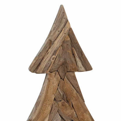 Christmas Tree with Stand Brown 150 cm Solid teak wood