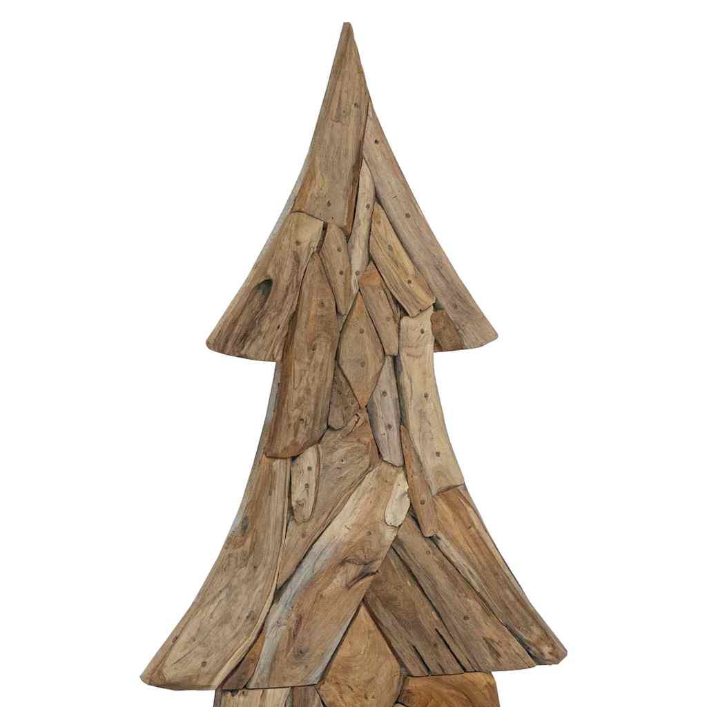 Christmas Tree with Stand Brown 180 cm Solid teak wood