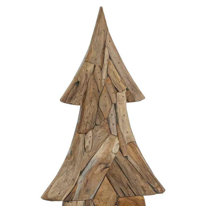 Christmas Tree with Stand Brown 180 cm Solid teak wood