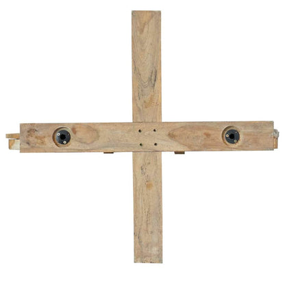 Christmas Tree with Stand Brown 180 cm Solid teak wood