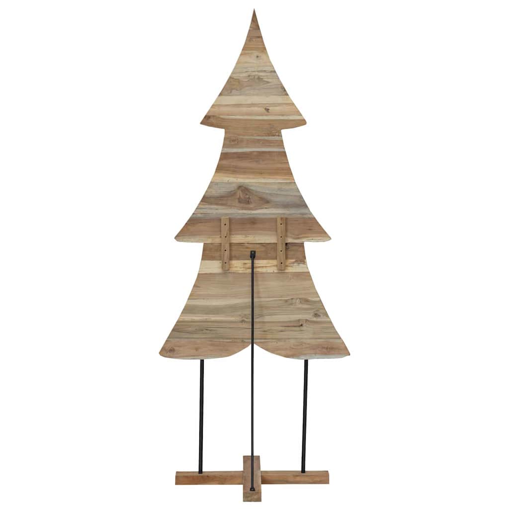 Christmas Tree with Stand Brown 180 cm Solid teak wood