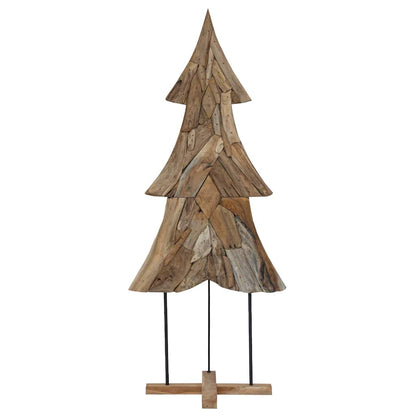 Christmas Tree with Stand Brown 180 cm Solid teak wood