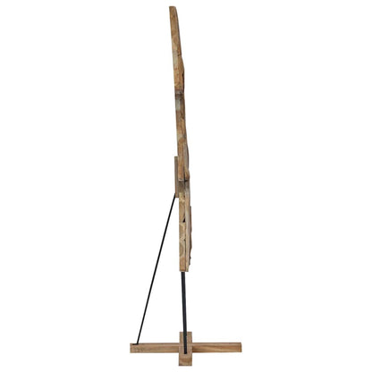 Christmas Tree with Stand Brown 180 cm Solid teak wood