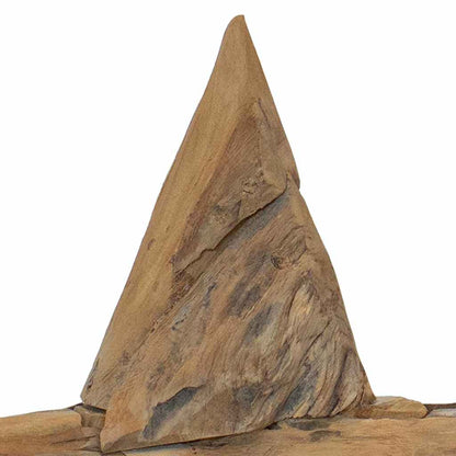 Christmas Star Brown 43.5 x 13.5 x 59 cm Solid Teak Wood